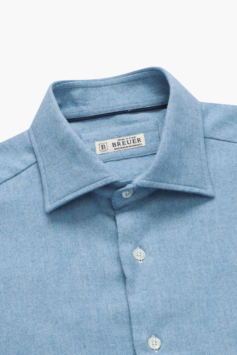 코튼 100 SOLID TWILL 셔츠 블루 RE4FMBASH304R63