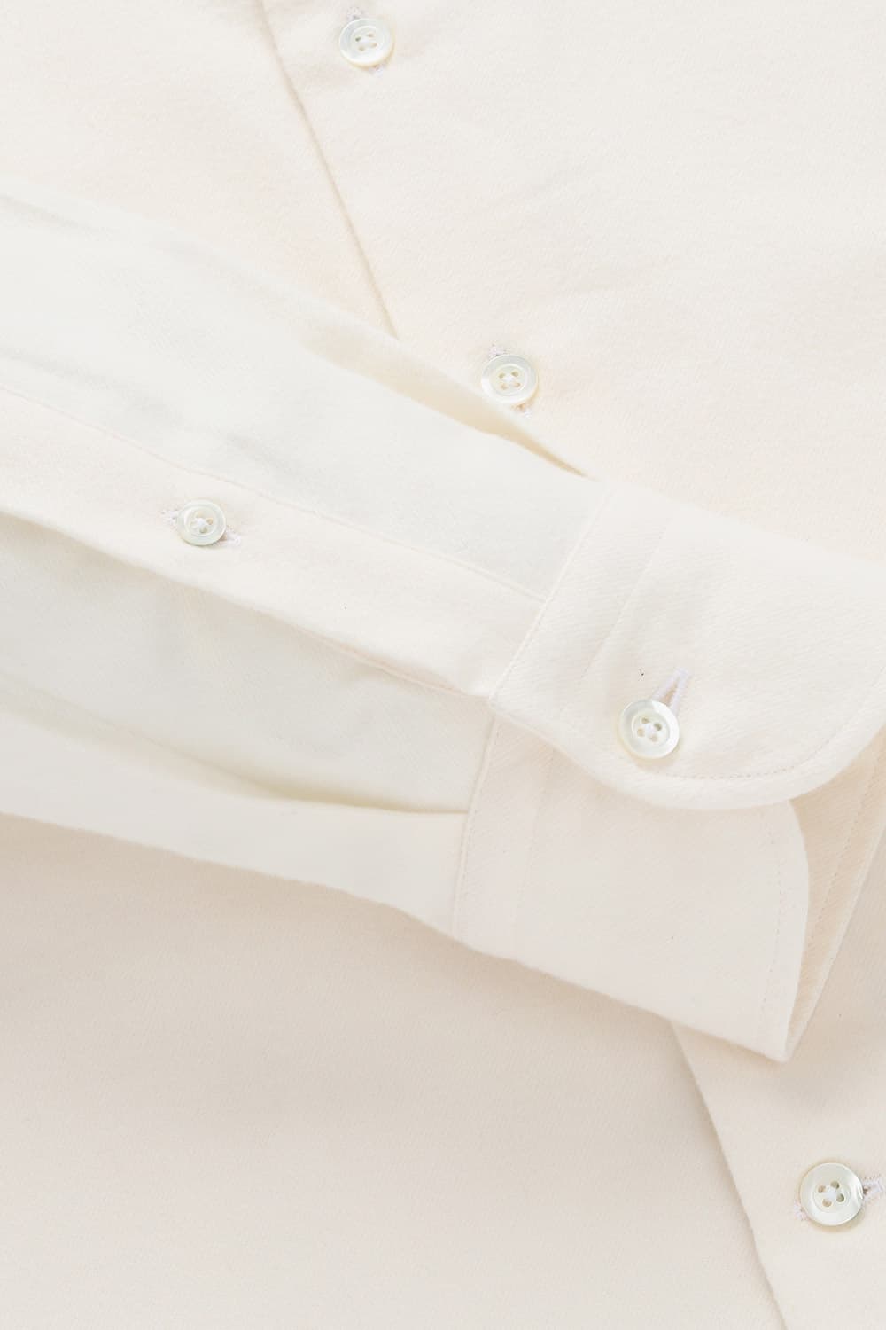 코튼 100 SOLID TWILL 셔츠 아이보리 RE4FMBASH304R10