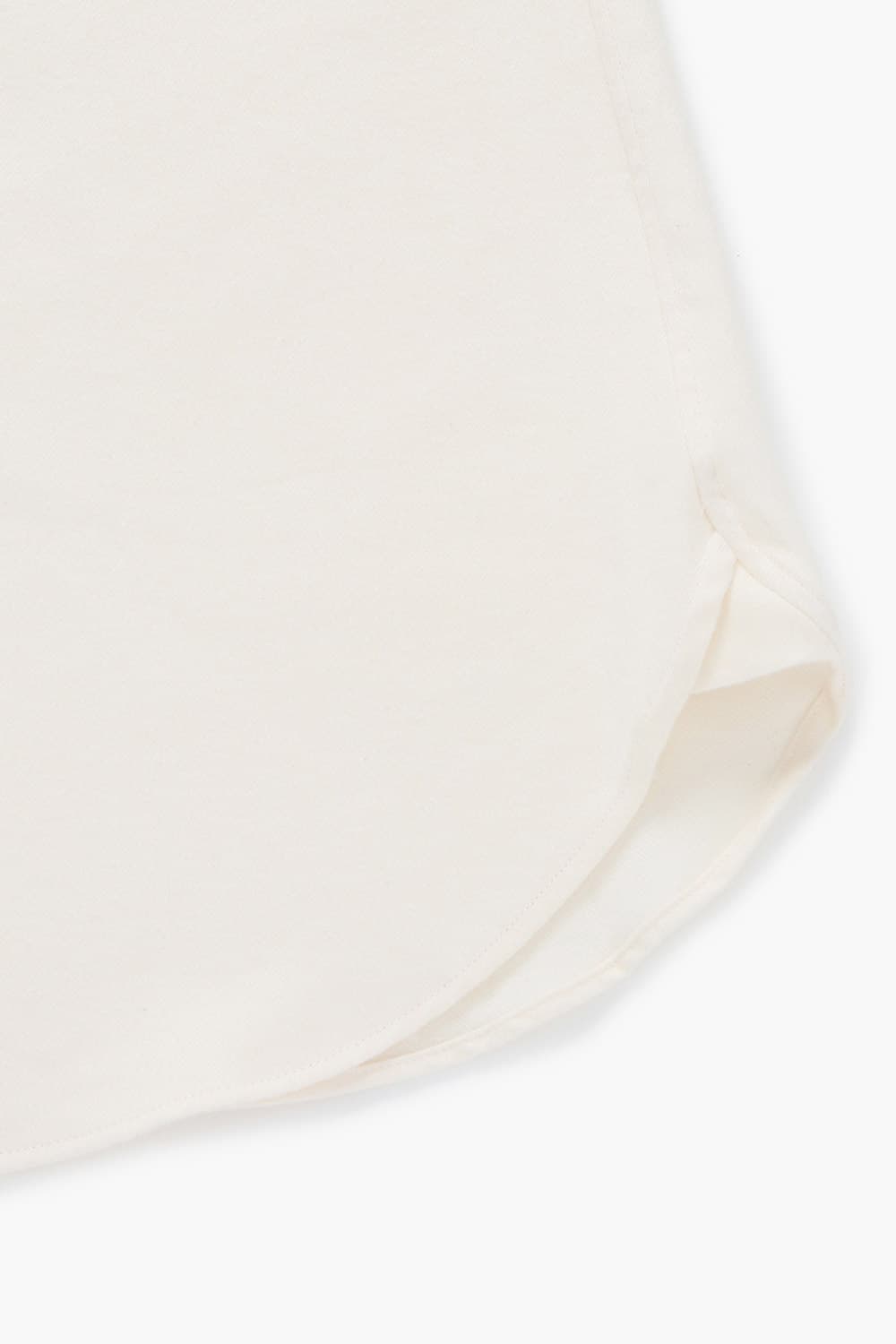 코튼 100 SOLID TWILL 셔츠 아이보리 RE4FMBASH304R10