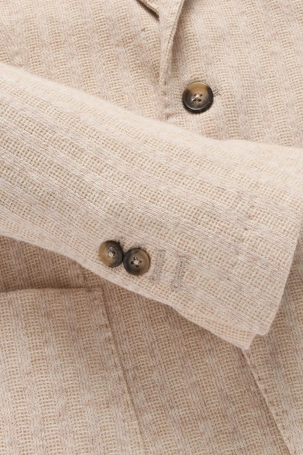 [기간한정] 울 코튼 믹스 자켓 라이트 브라운 RE4FMBAJA901R80