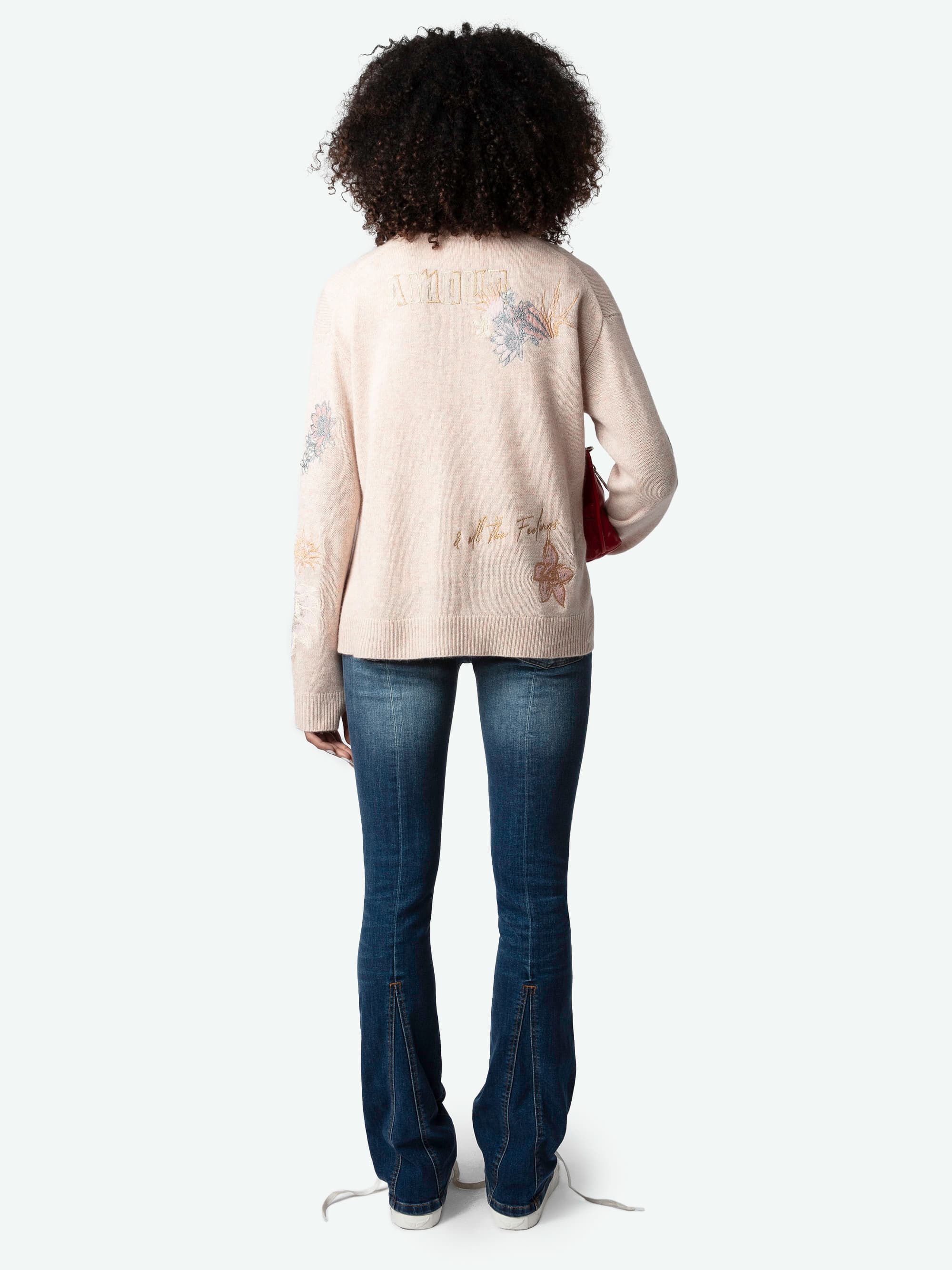 Markus Flower Cashmere Sweater