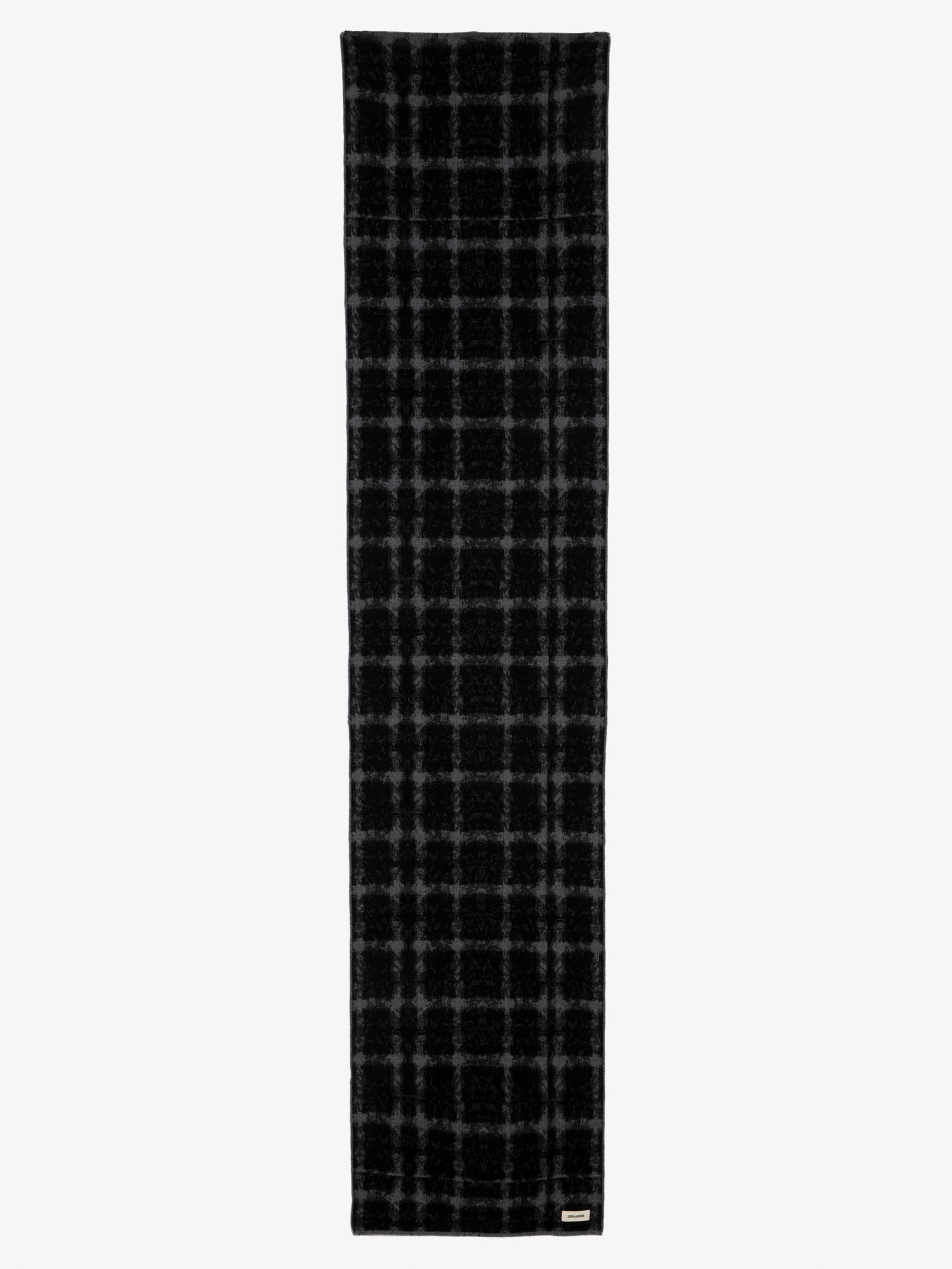 Joan Maxi Check Scarf