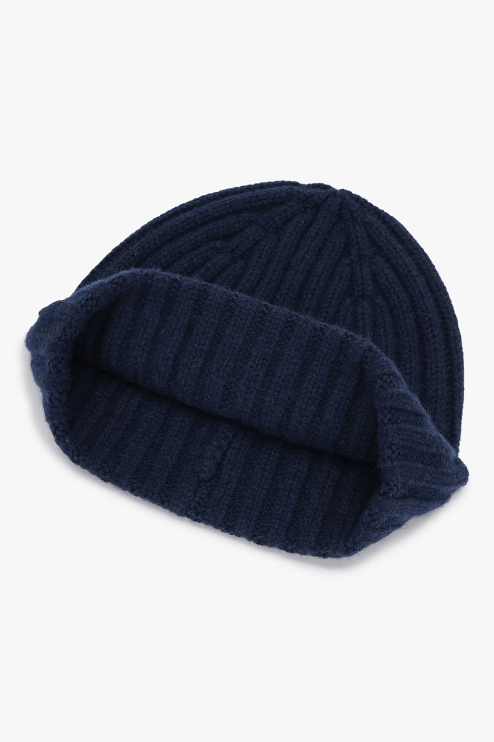 울 믹스 CASHMERE BEANIE 모자 네이비 QE4FMHTHT103Q66