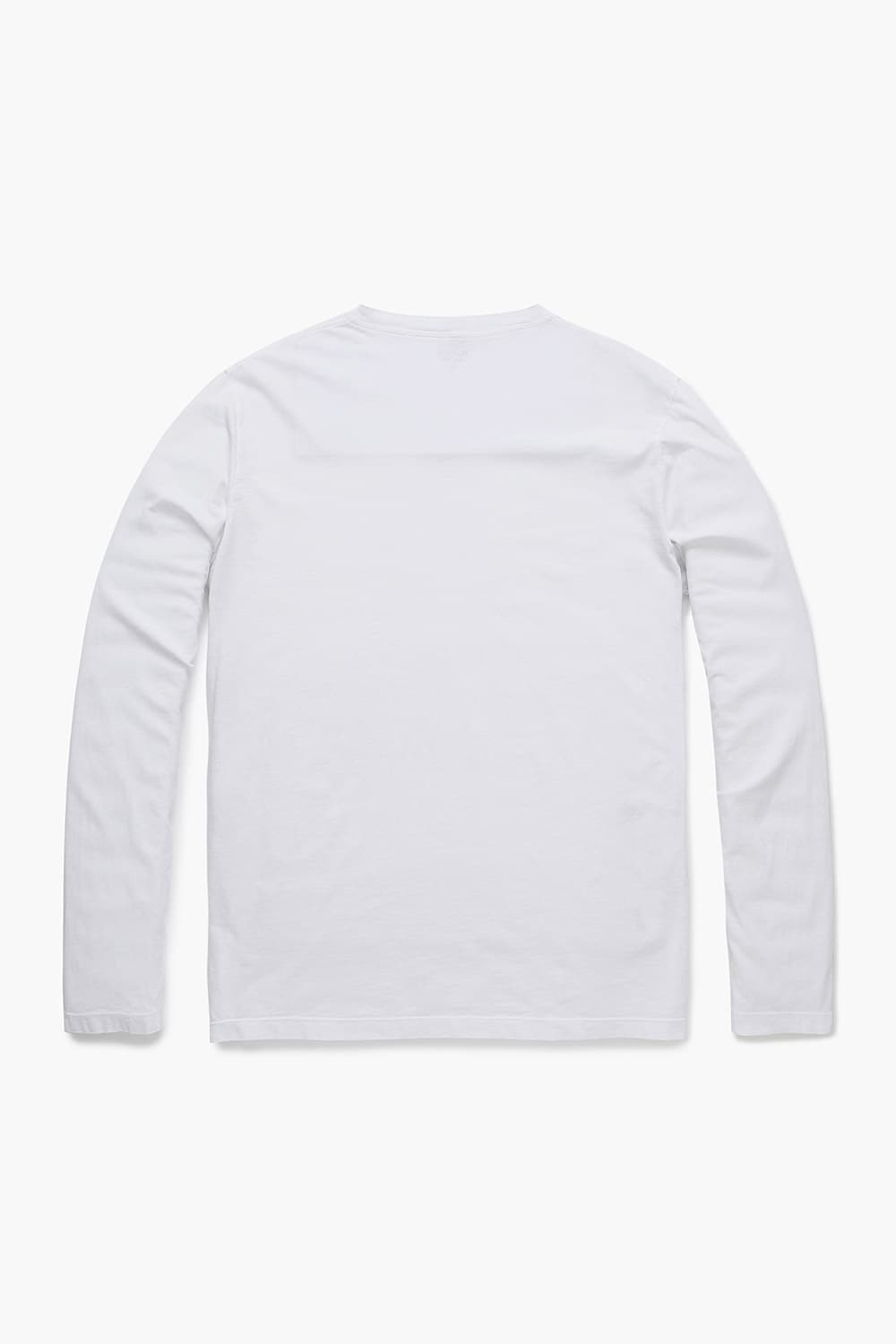 코튼 100 HENLEY LS 티셔츠 화이트 QE4FMHTTE101Q01
