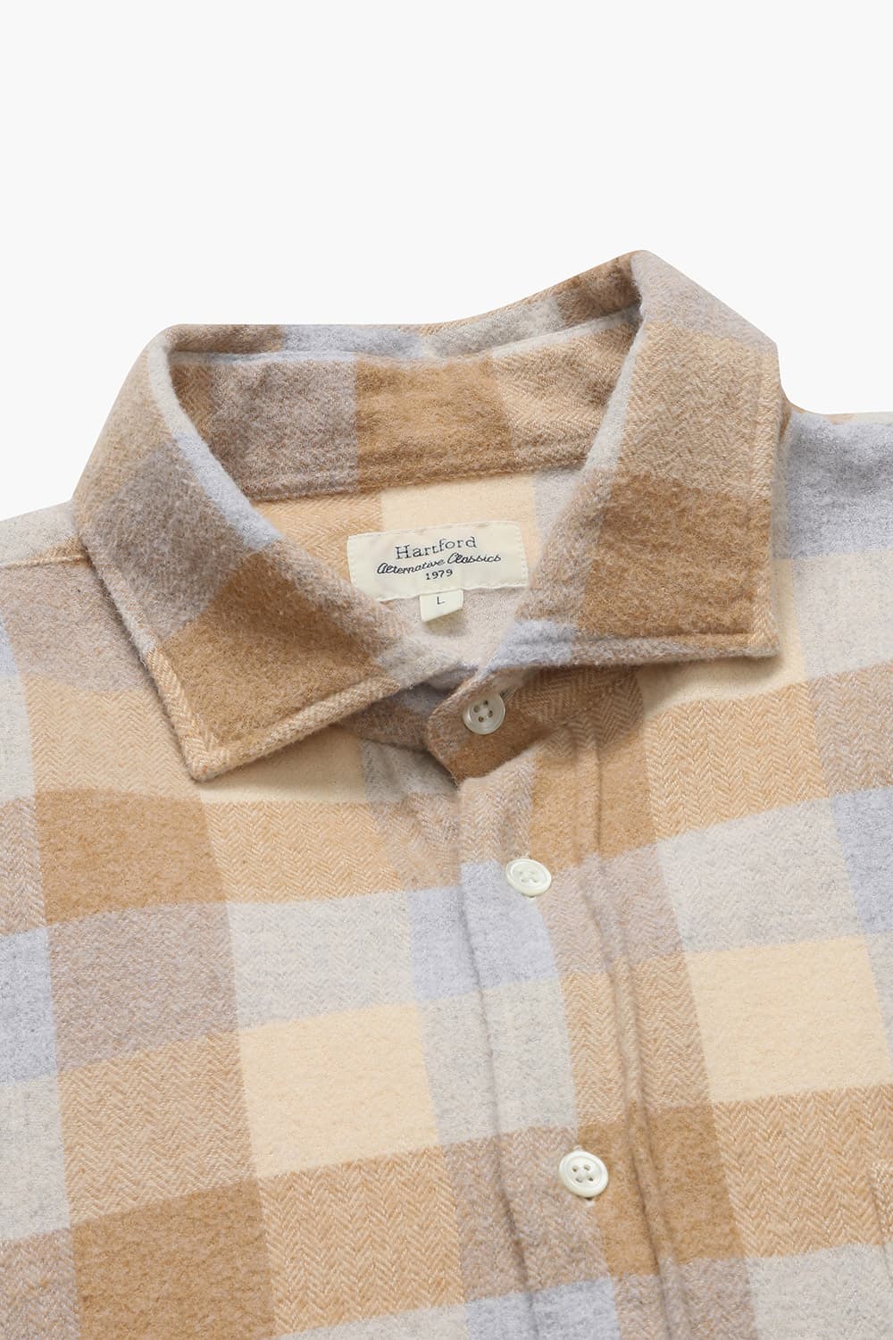 코튼 100 PAUL 셔츠 브라운 QE4FMHTSH104Q82