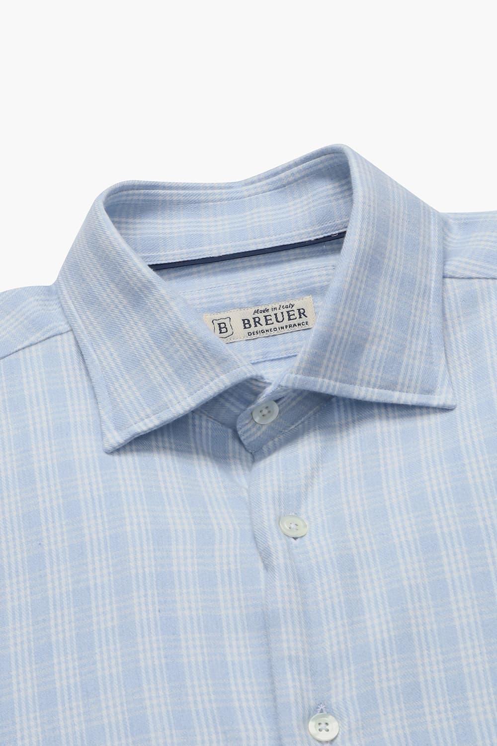 코튼 믹스 Beaulieu 셔츠 블루 RE4FMBASH307R63