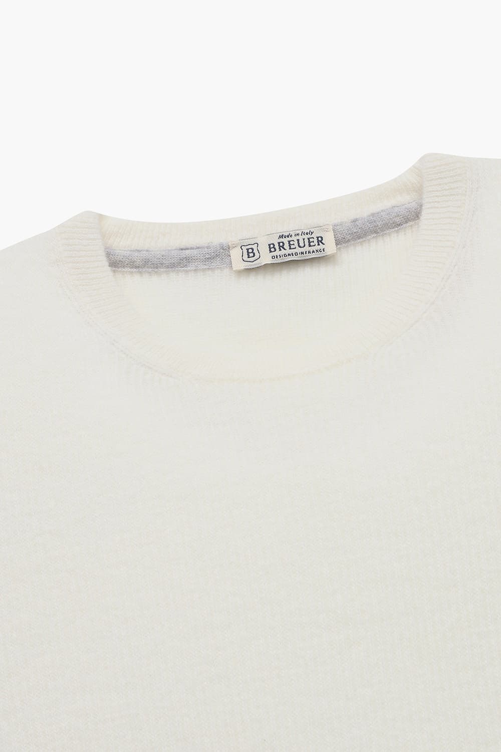 [기간한정] 울 100 Rond 니트 아이보리 RE4FMBAKN101R10