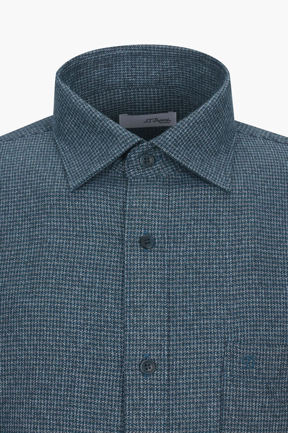 마이크로 하운드투스 체크 기모 732 비즈니스 셔츠 그린 SE2FM12LS732SGE