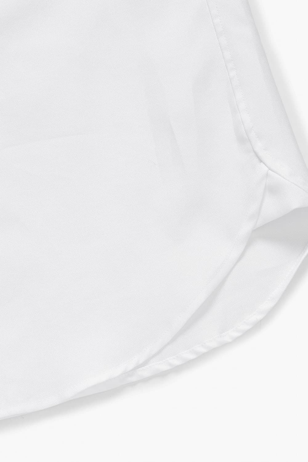 코튼100 Solid Egyptien Pin-Point 셔츠 화이트 RE4FMBASH301R01