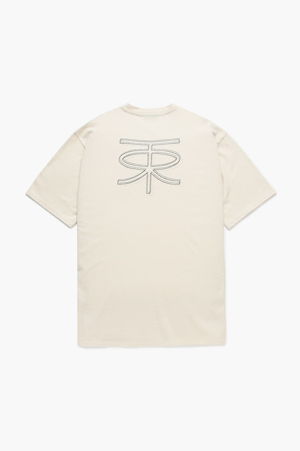 면 100 TOKE 티셔츠 아이보리 QE4FMRDTE102Q12