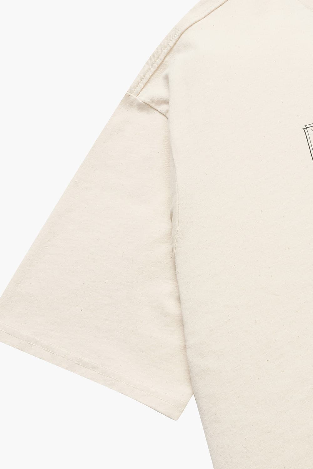 면 100 TOKE 티셔츠 아이보리 QE4FMRDTE102Q12