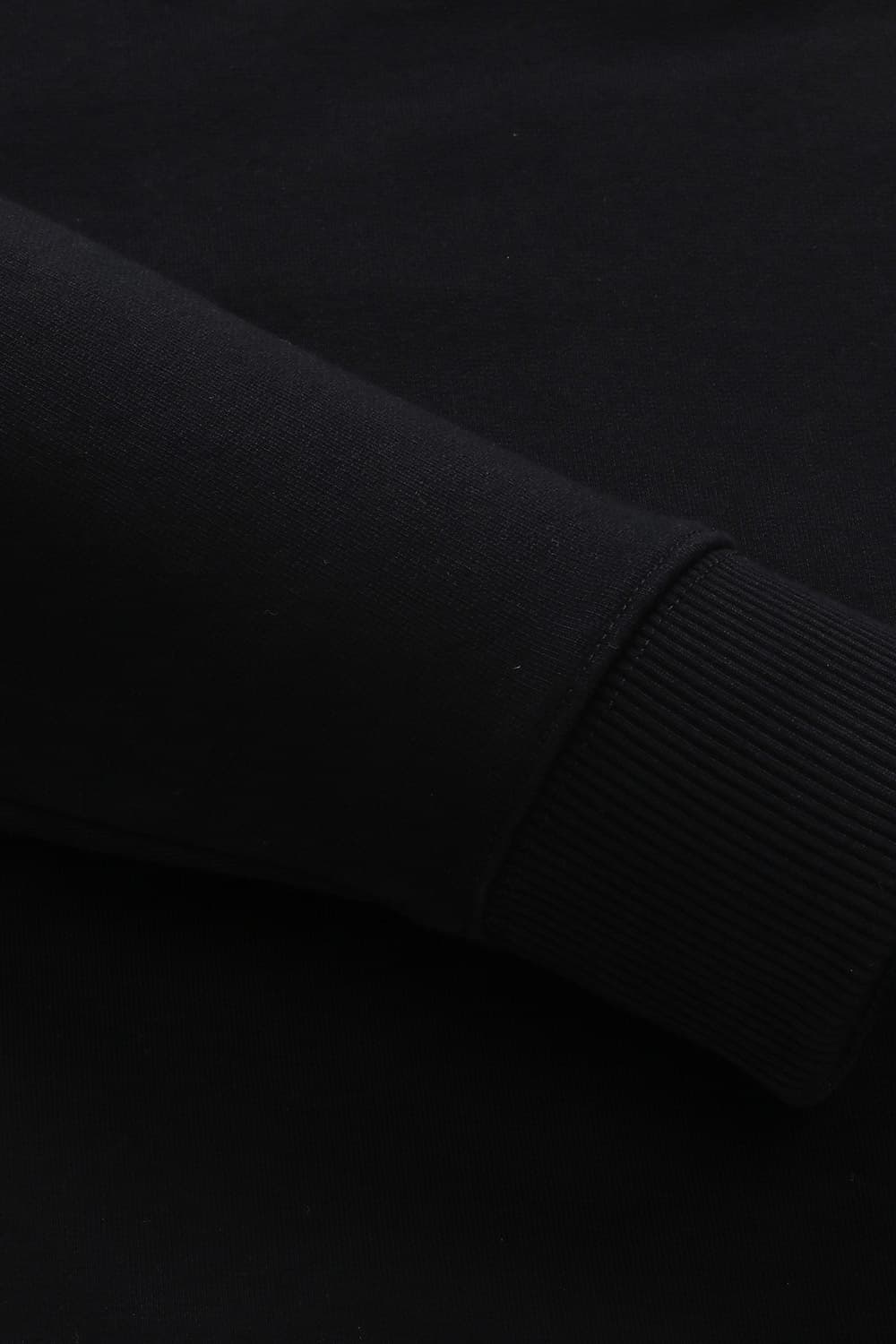 오가닉 면 100 TRU 스웨터 티셔츠 블랙 QE4FMRDTE101Q99