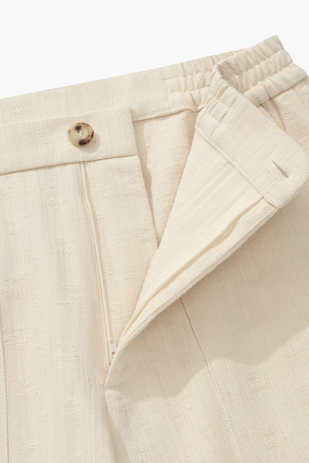 면 100 PASCAL 바지 아이보리 QE4FMRDPT102Q12