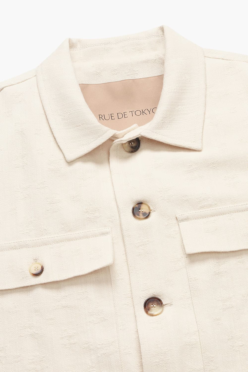 면 100 CLAS 자카트 자켓  아이보리 QE4FMRDOT102Q12