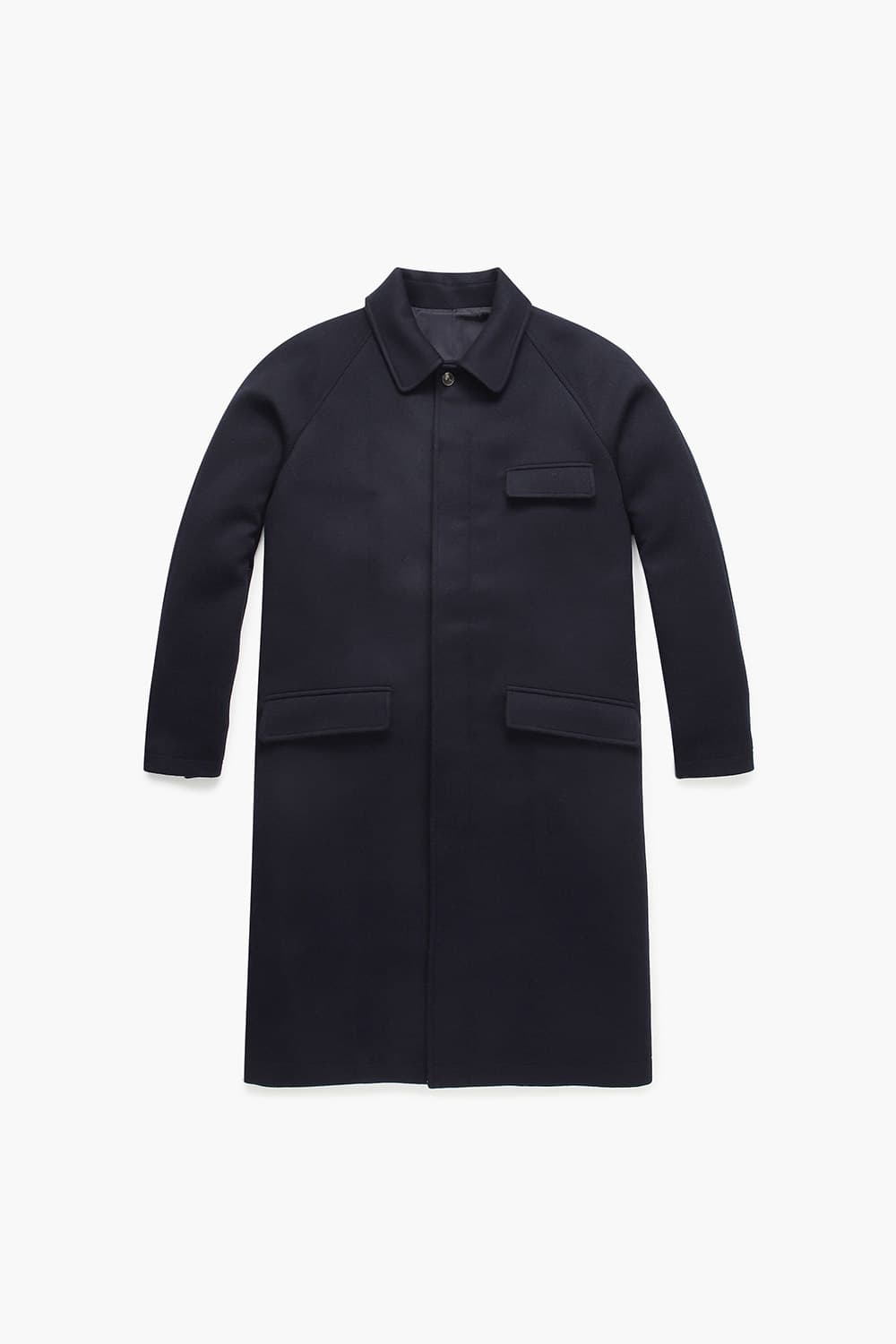 [기간한정] 울100 PARISIAN RAGLAN COAT 네이비 코트 QE4FMDBCO103Q66