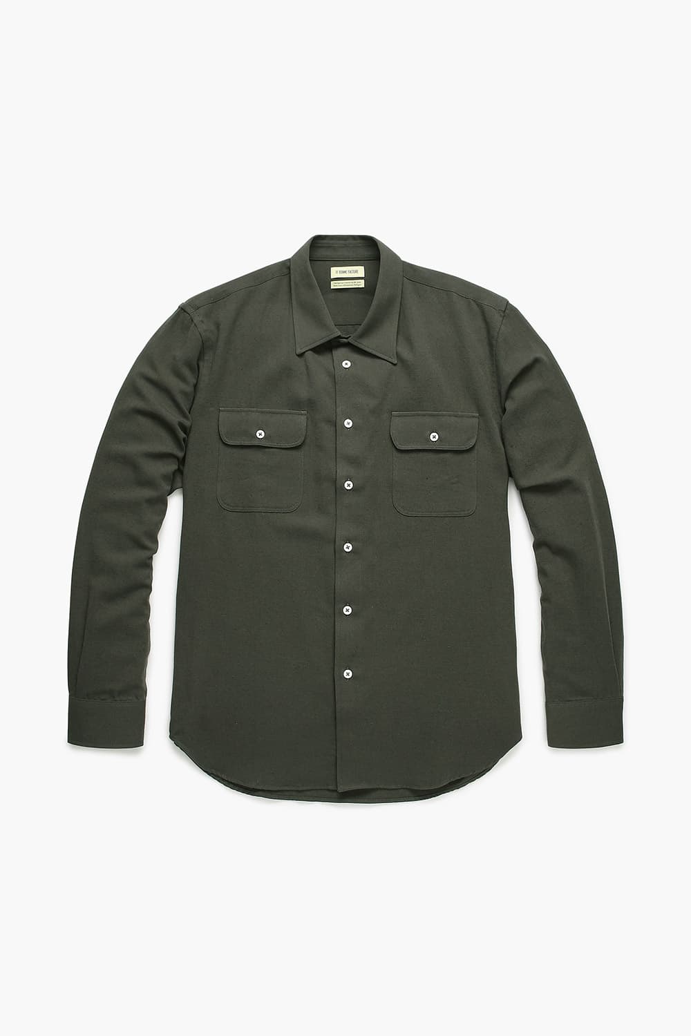 코튼 마 믹스 ARTIST SHIRT 카키 셔츠 QE4FMDBSH103Q79