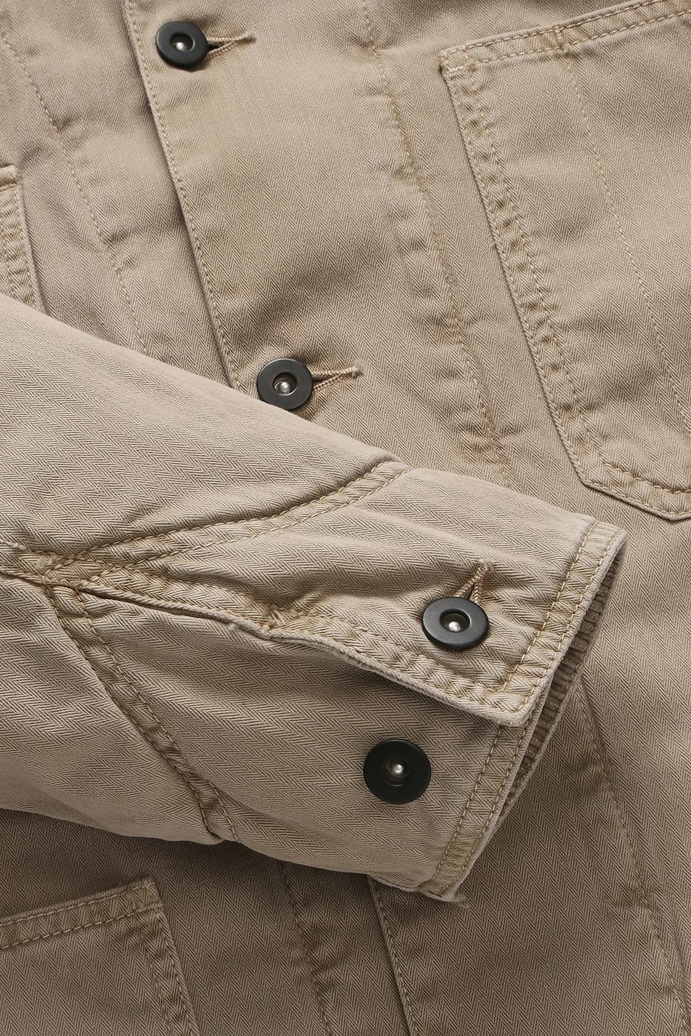 면100 JIG 베이지 아우터 QE4FMHTOT103Q15