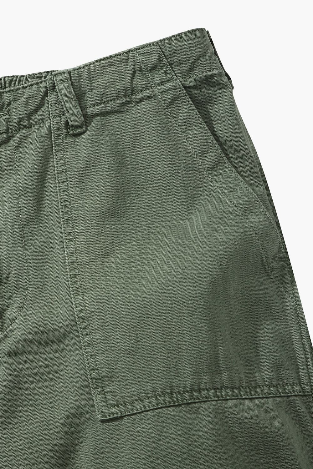 면100 FATIGUE DS 카키 팬츠 QE4FMHTPT107Q78