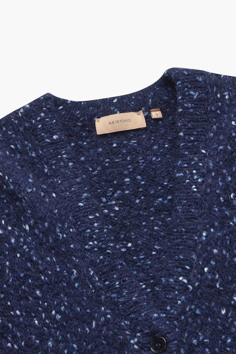 알파카 믹스 Konrad knit 네이비 니트 가디건 QE4FMRDKN102Q66