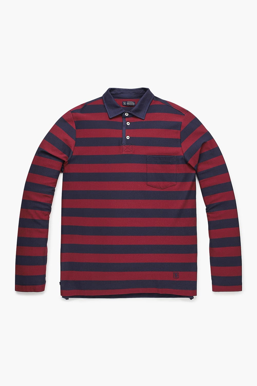 면100 Stripe Polo 레드 폴로 RE4FMBAPO103R45