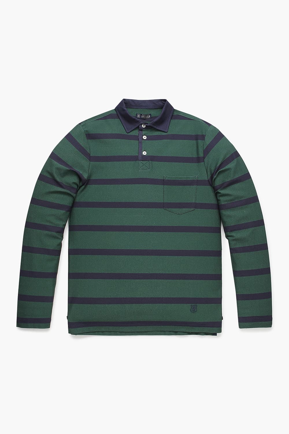 면100 Stripe Polo 그린 폴로 RE4FMBAPO101R75