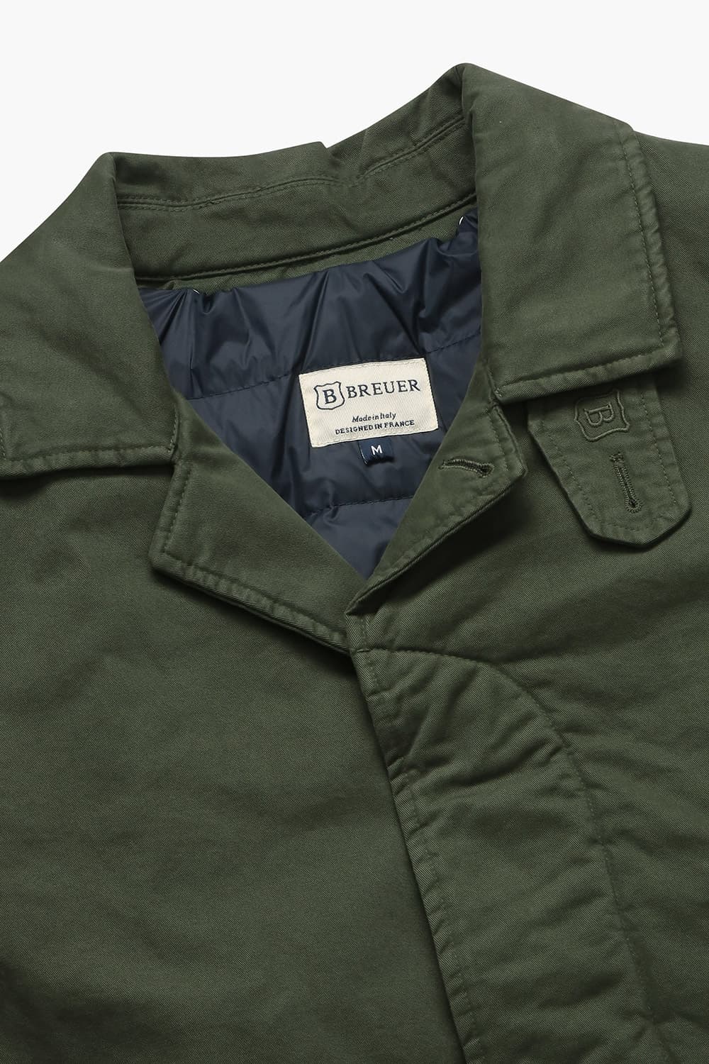 면100 Borart 다운 카키 아우터 RE4FMBAOT103R78