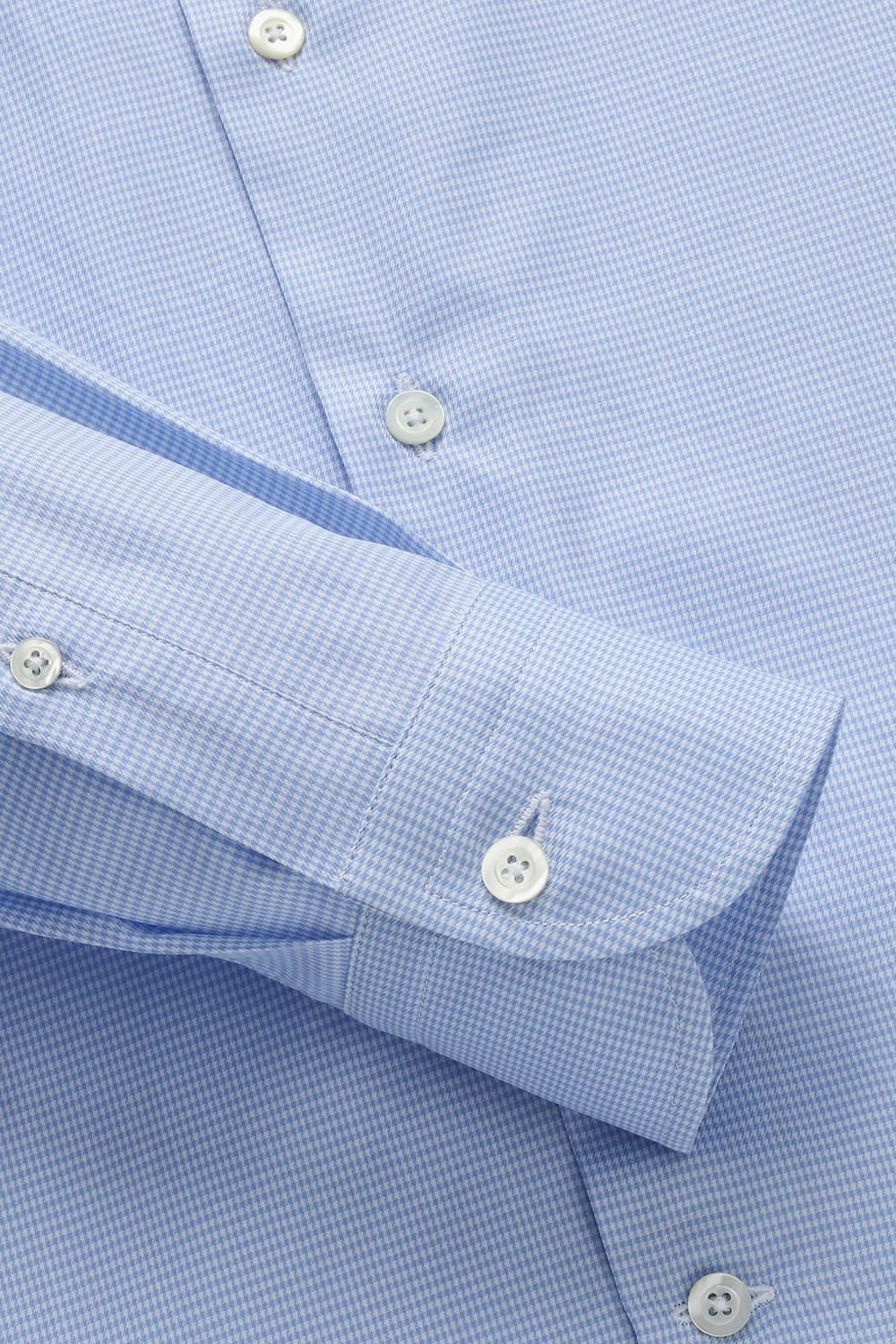 면100 Micro Houndthooth블루 셔츠 RE4FMBASH303R63