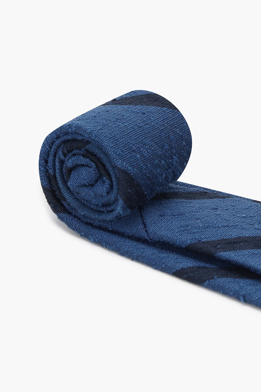 실크100 블루 네이비사선 넥타이 RD7SMBBTI410R63