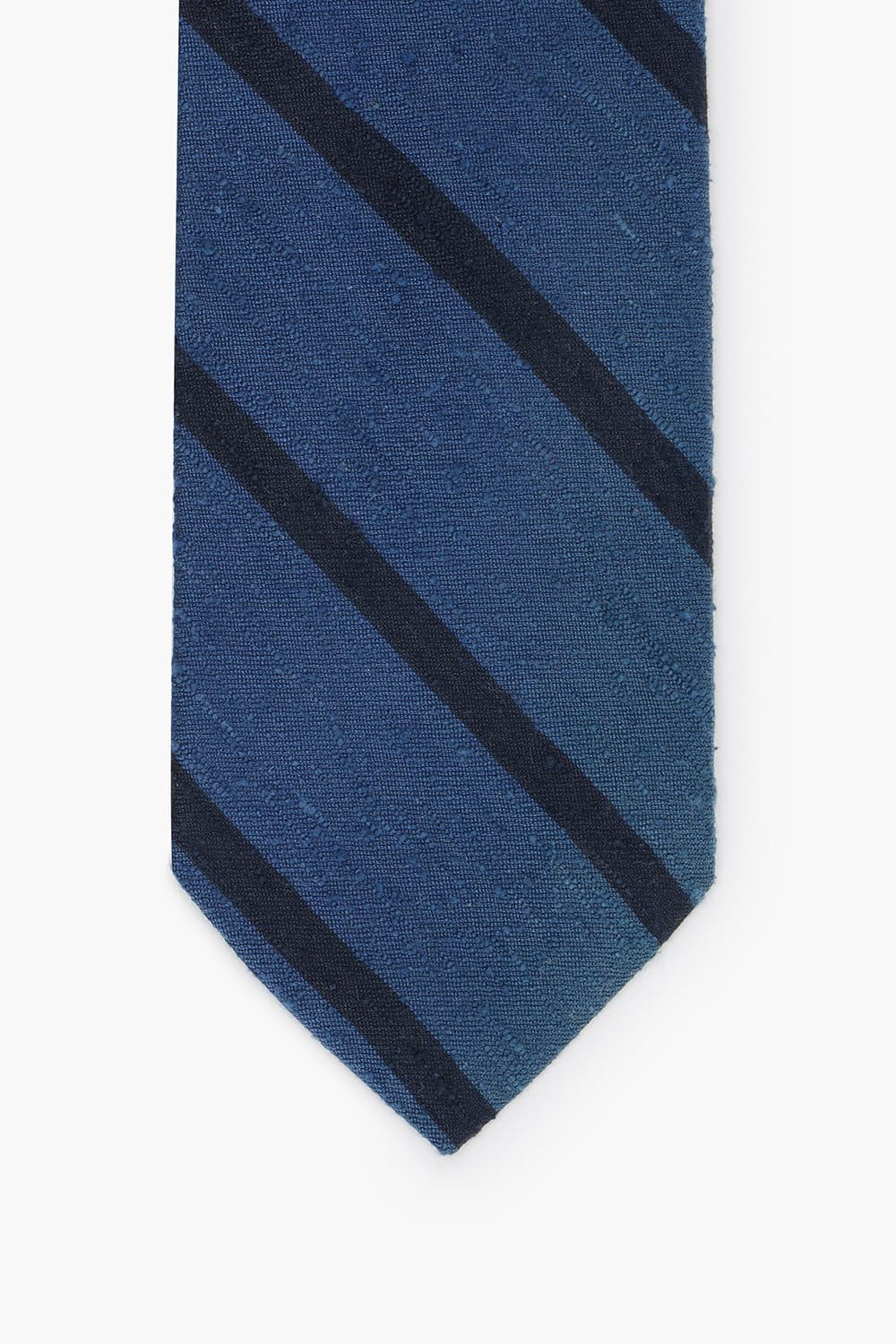 실크100 블루 네이비사선 넥타이 RD7SMBBTI410R63
