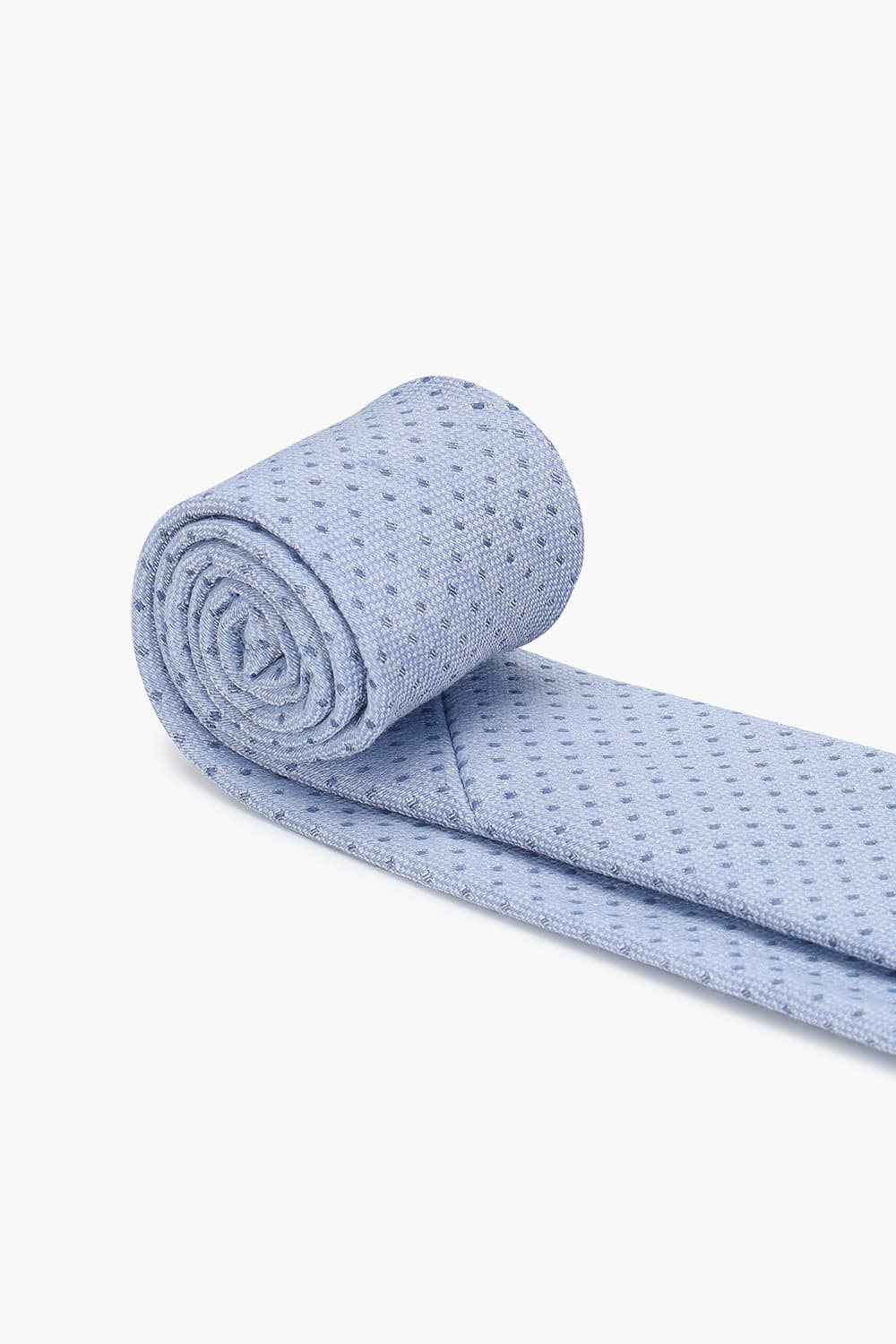 린넨 혼방 깅엄 체크 넥타이 02334P717301