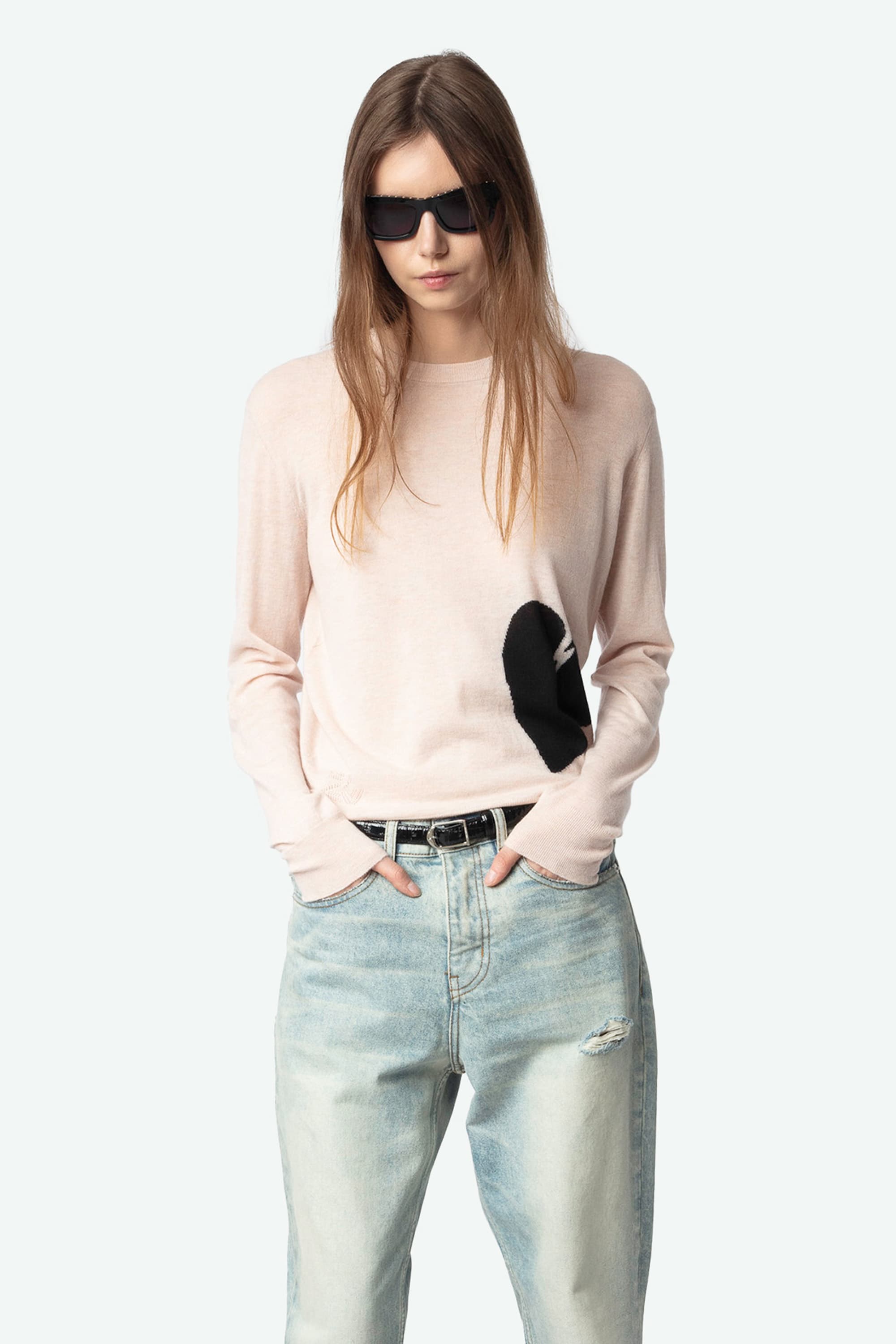 Pravis Heart Cashmere Knit