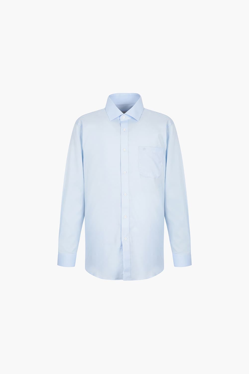 [140's] 순면 솔리드 101 비즈니스 셔츠 블루 SE5SM11LS101SBU