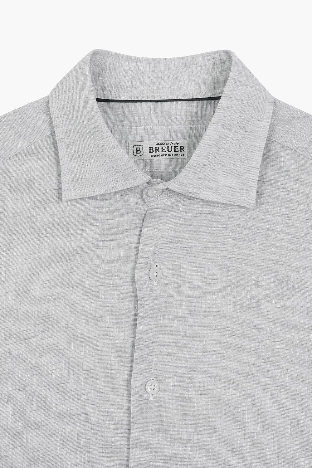 코튼 와이드 카라 셔츠 그레이 RE5SMBASH311R93