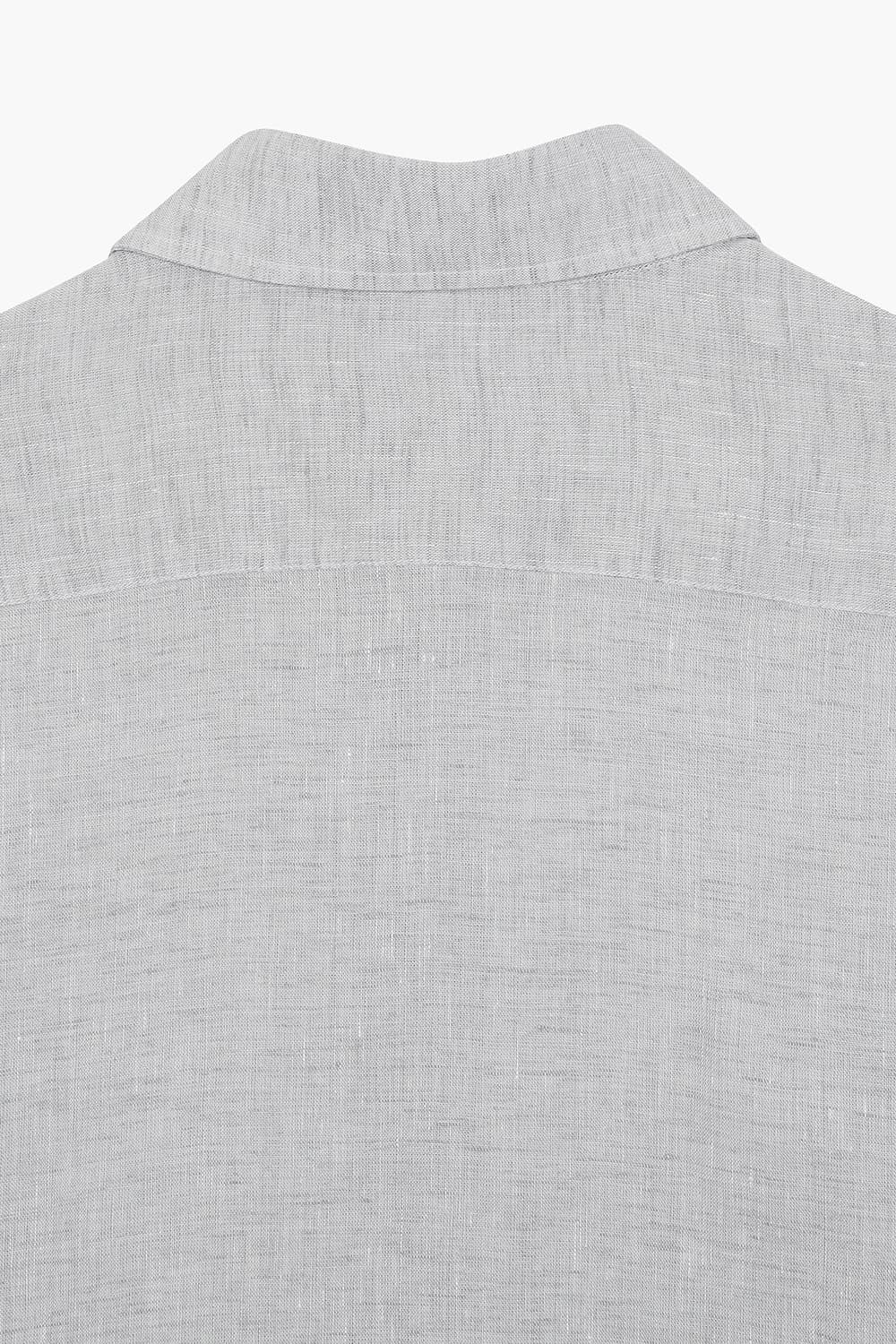 코튼 와이드 카라 셔츠 그레이 RE5SMBASH311R93