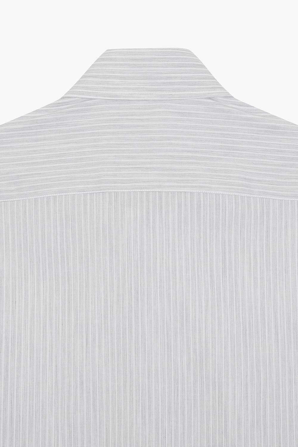 코튼 스트라이프 셔츠 그레이 RE5SMBASH308R91