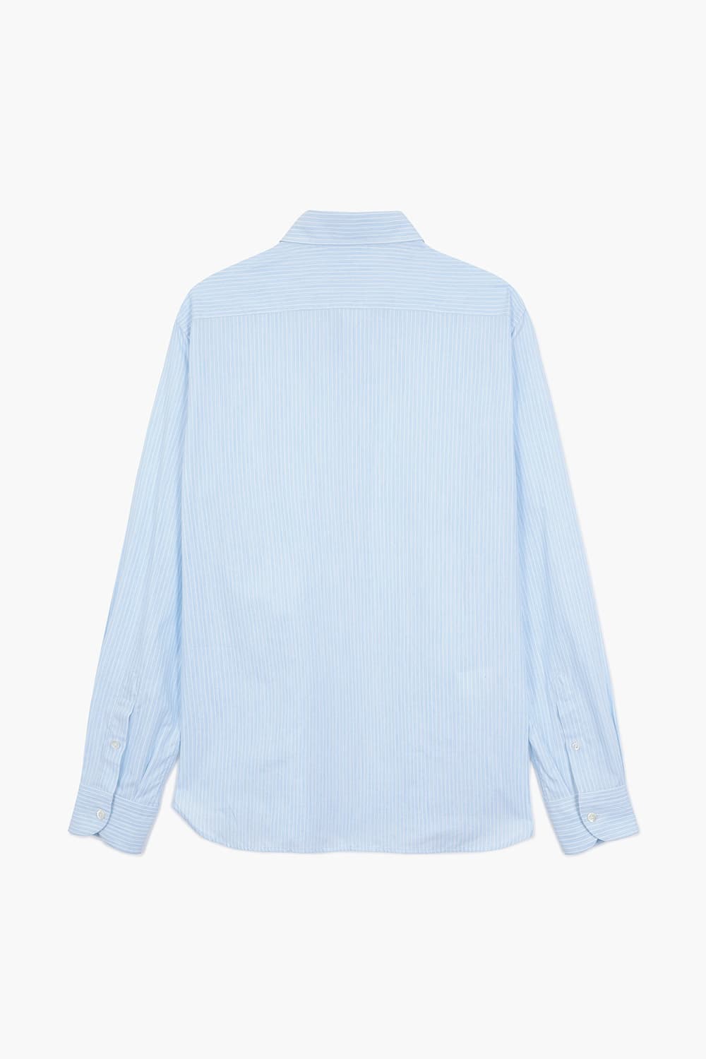 코튼 스트라이프 셔츠 스카이 블루 RE5SMBASH308R61