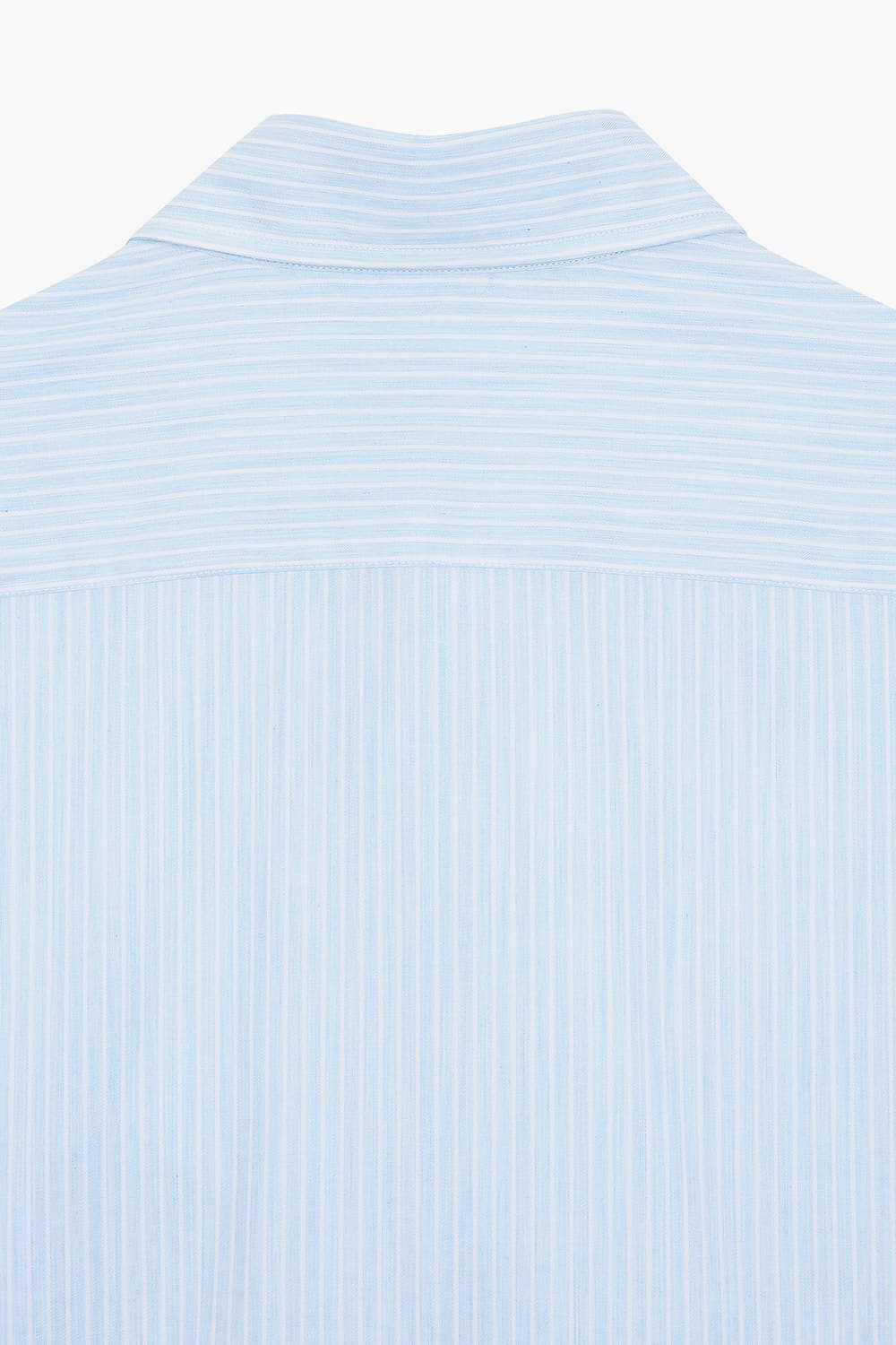 코튼 스트라이프 셔츠 스카이 블루 RE5SMBASH308R61