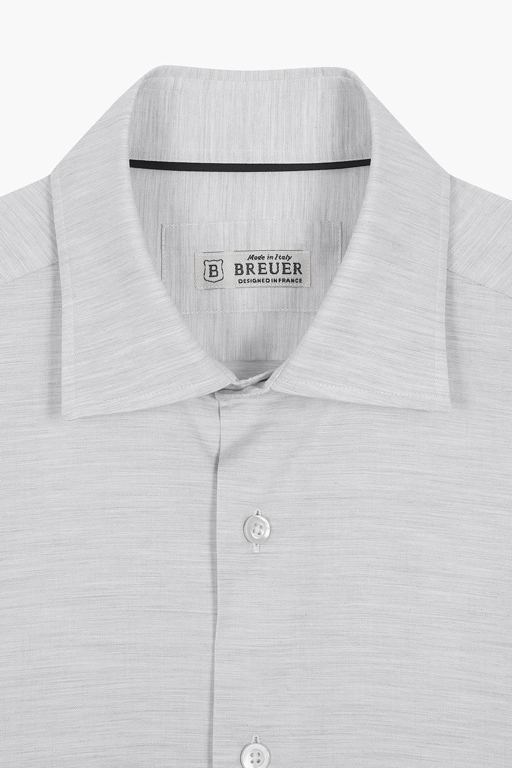 코튼 레귤러 카라 셔츠 그레이 RE5SMBASH306R92