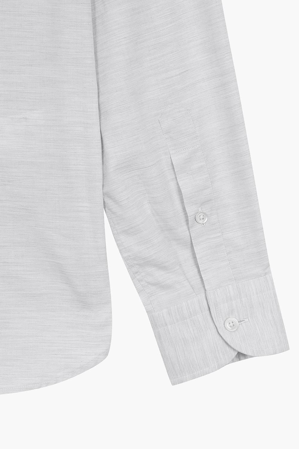 코튼 레귤러 카라 셔츠 그레이 RE5SMBASH306R92