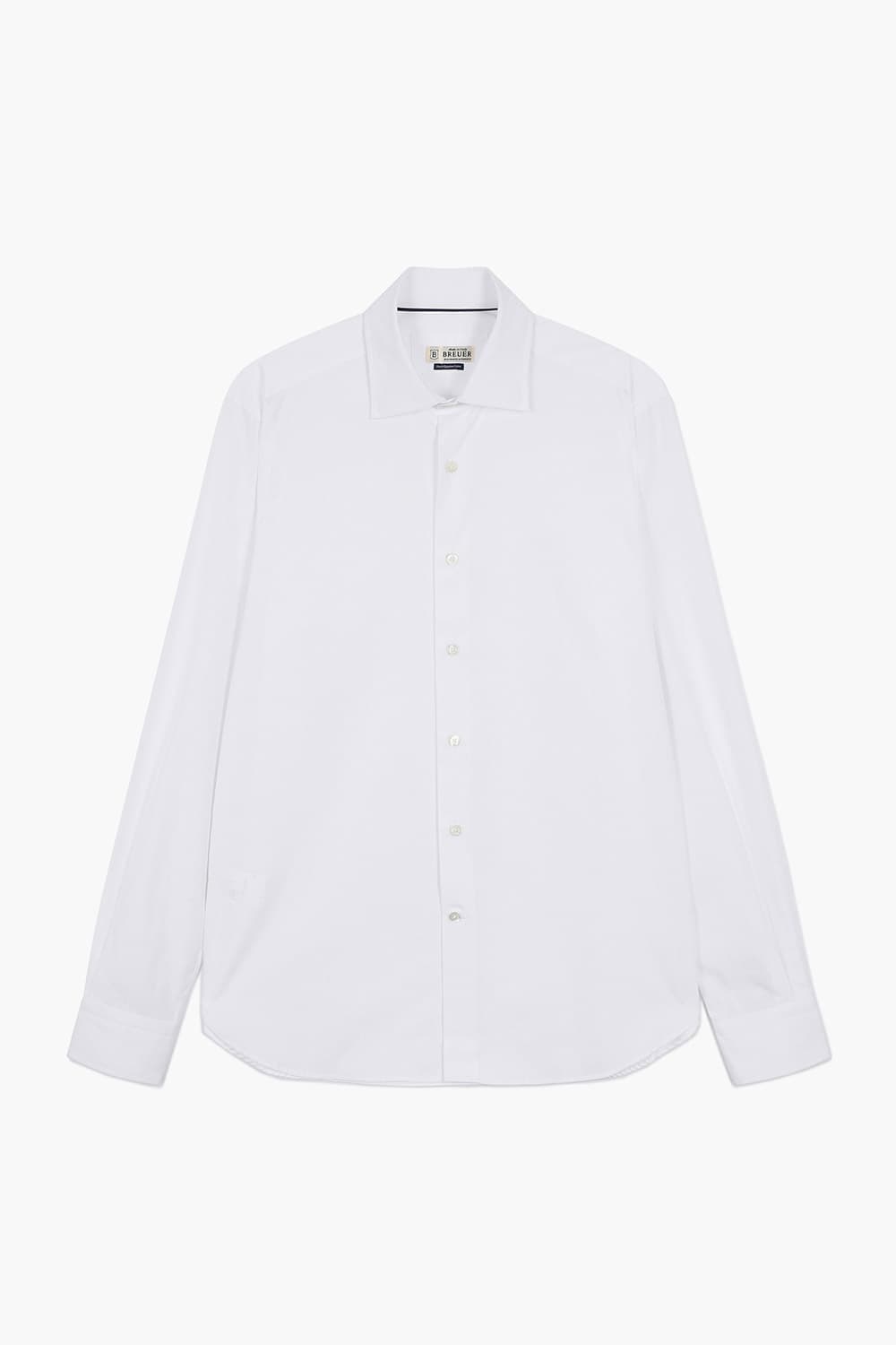 코튼 레귤러 카라 셔츠 화이트 RE5SMBASH301R01