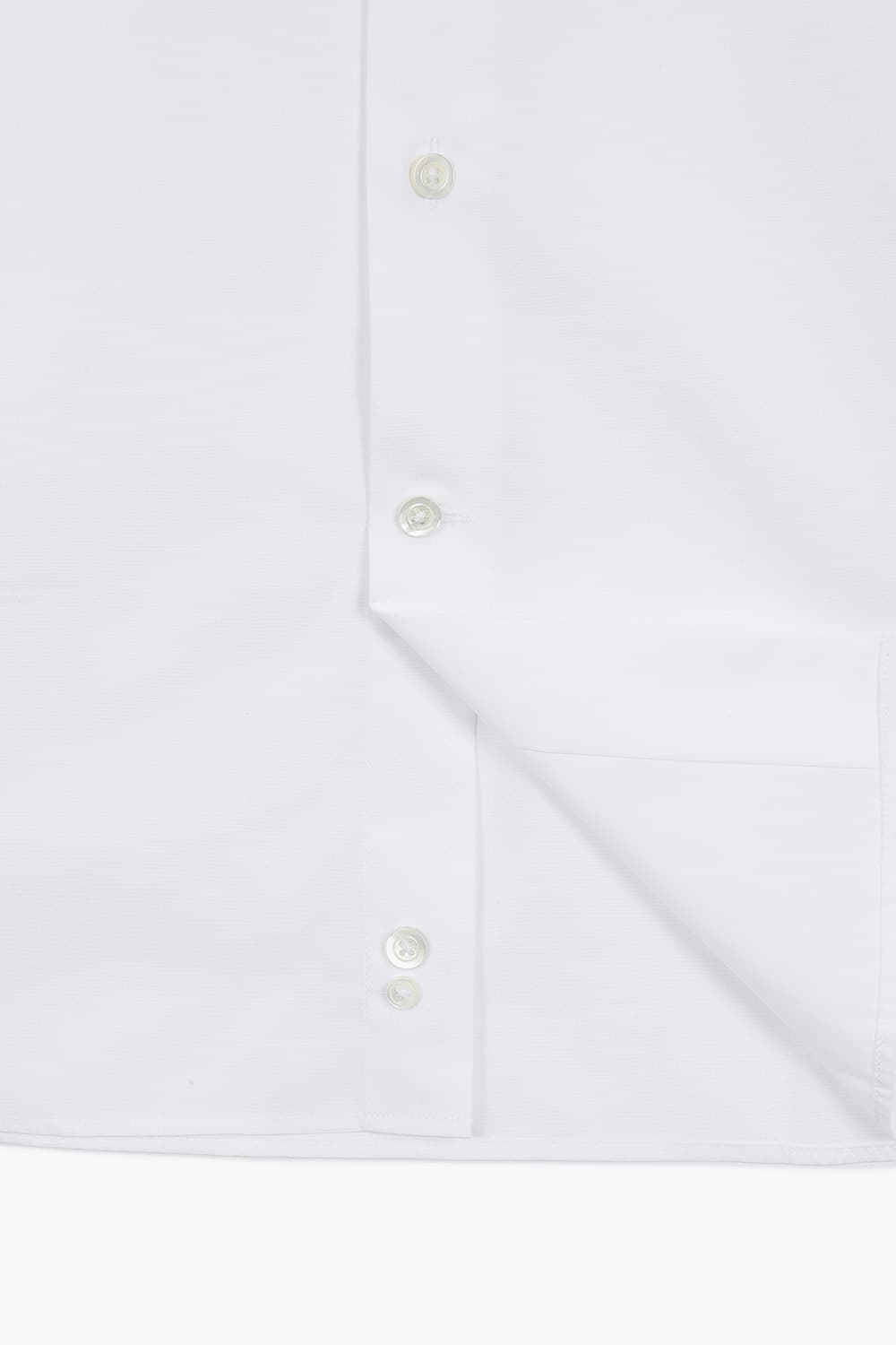 코튼 레귤러 카라 셔츠 화이트 RE5SMBASH301R01