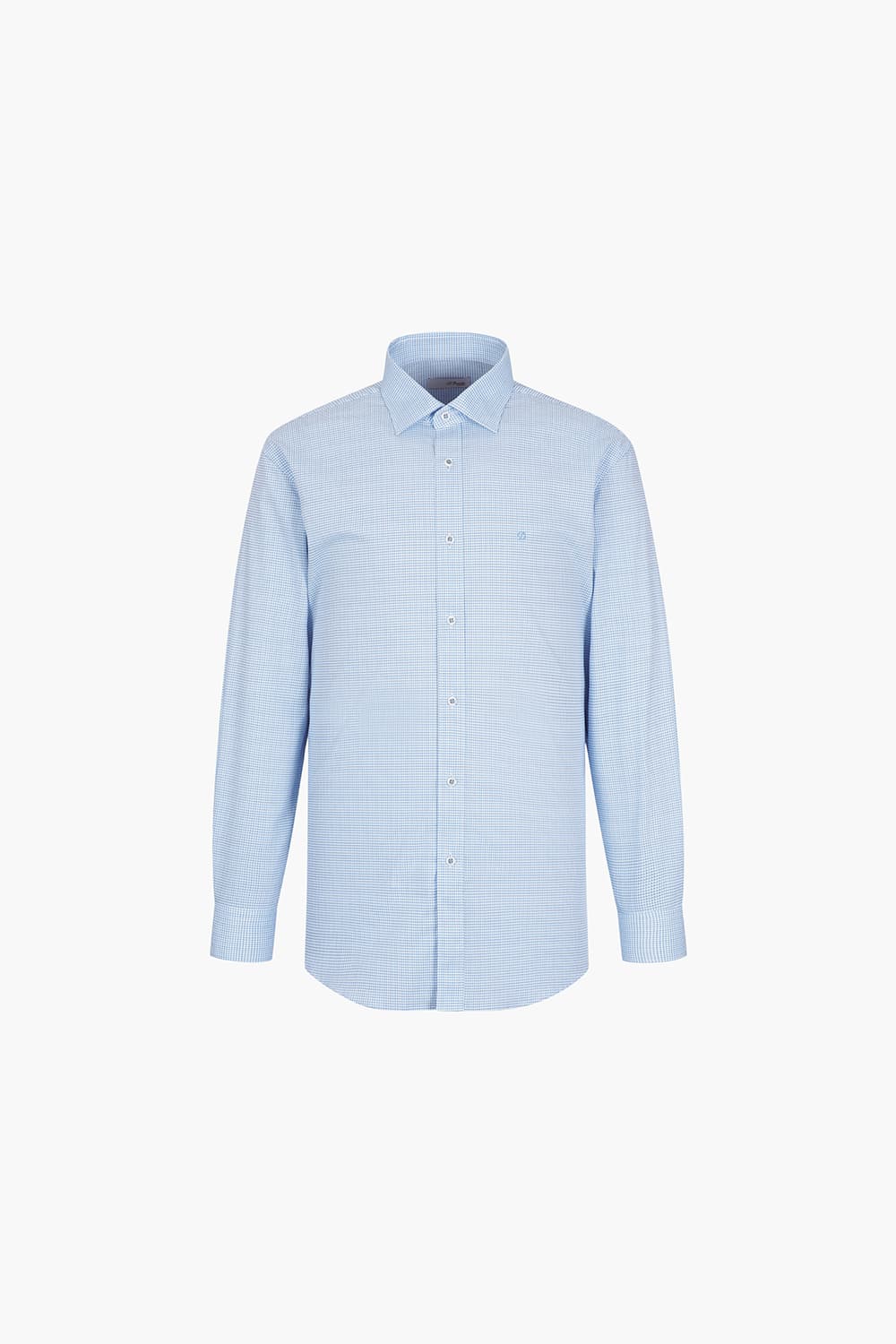 스트레치 판넬체크 119 비즈니스 셔츠 블루 SE5SM11LS119SBU