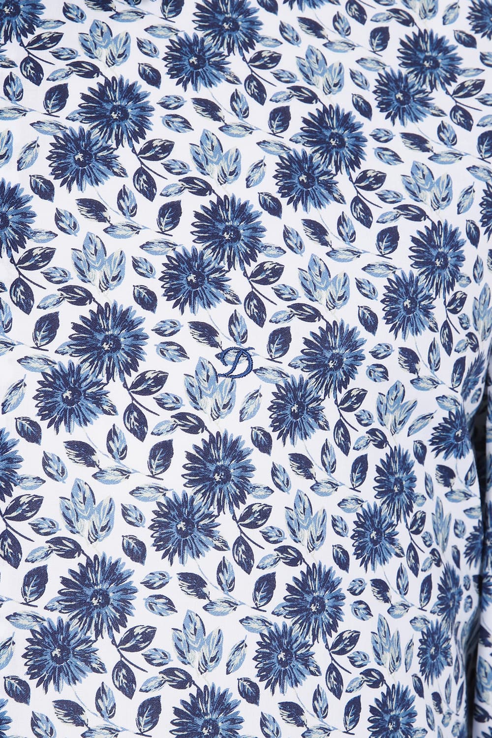 텐셀 플라워 프린트 121 비즈니스 셔츠 네이비 SE5SM11LS121SNY