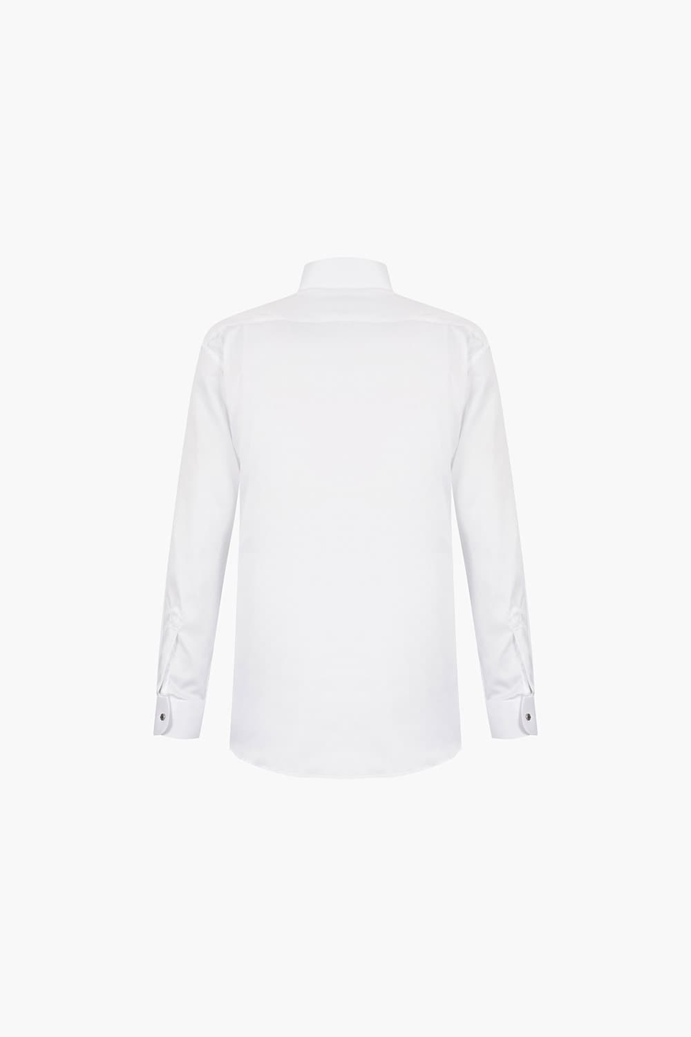 [300수] 순면 솔리드 주얼리 단추 151 비즈니스 셔츠 화이트 SE5SM11LS151SWH