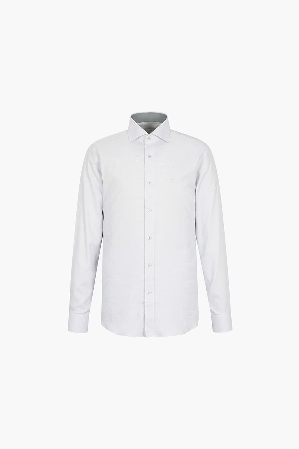 소프트 도비 배색 318 컴포터블 셔츠 그레이 SE5SM21LS318SGY