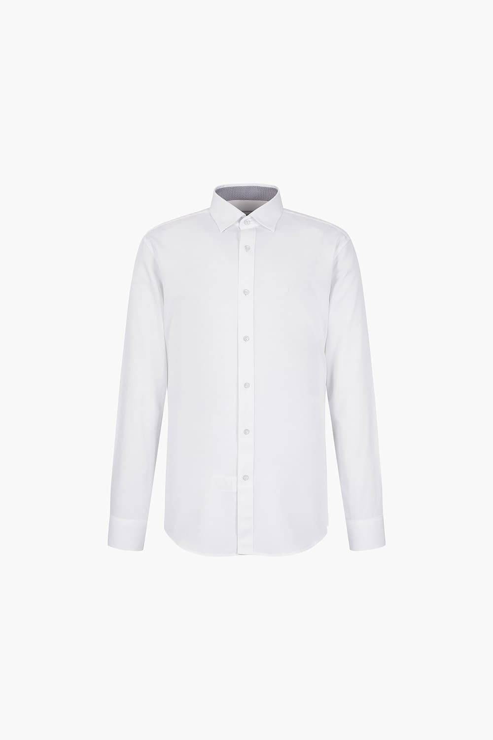 뱀부 스트레치 솔리드 304 컴포터블 셔츠 화이트 SE5SM21LS304SWH