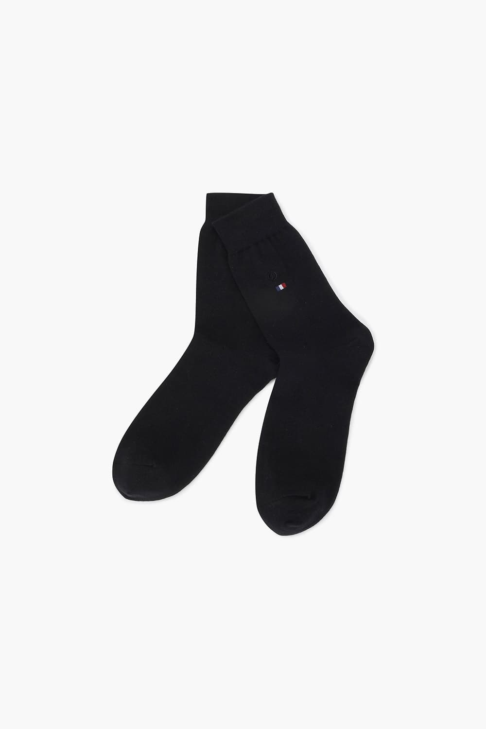 트리콜로르 자수 1301 장목 양말 블랙 SE5SMA171301SBK