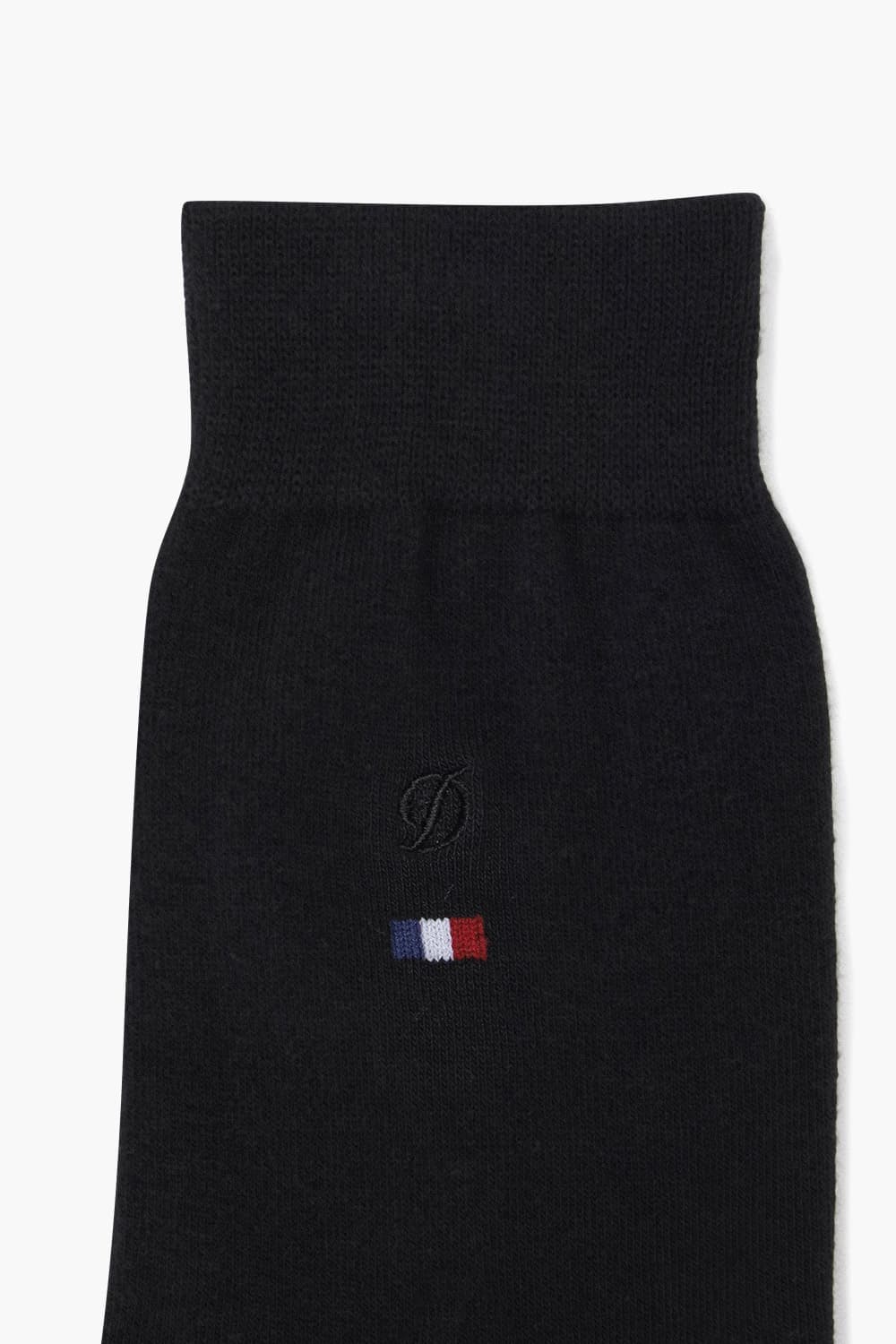 트리콜로르 자수 1301 장목 양말 블랙 SE5SMA171301SBK