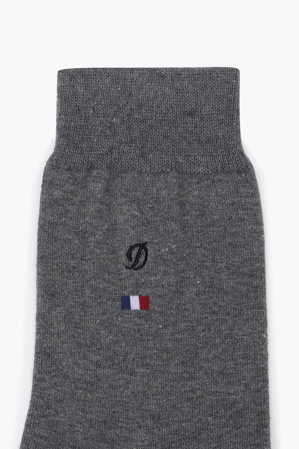 트리콜로르 자수 1301 장목 양말 그레이 SE5SMA171301SGY