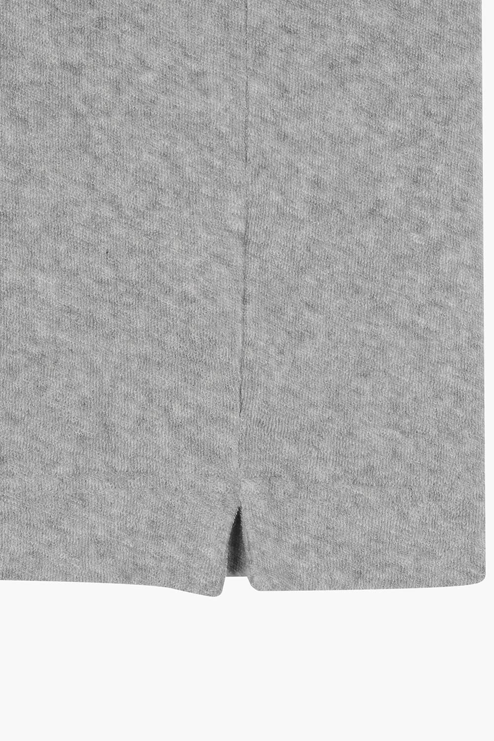 BOUCLETTE 코튼 포켓 크루넥 반소매 티셔츠 BD8030402